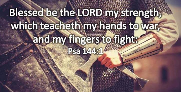 Blessed be the LORD my strength, which